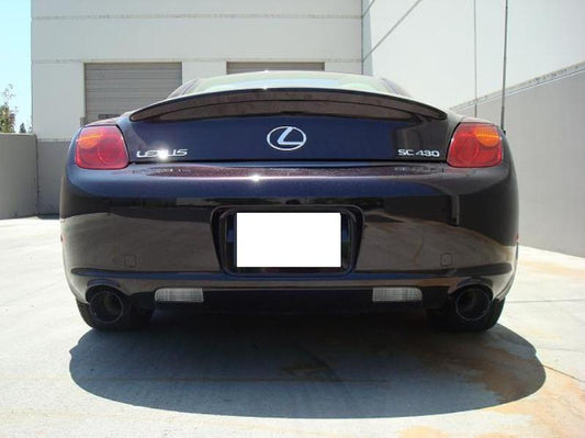 Megan Racing Exhaust System with Blue Titanium Tips for 2001–2010 Lexus SC430 — MR-ABE-LSC01-BT