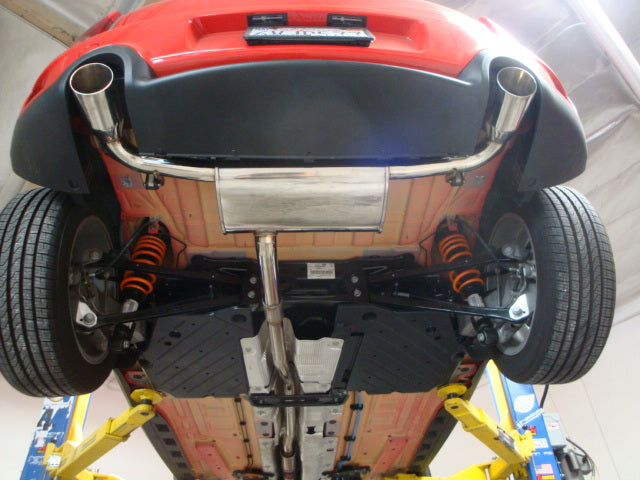 Megan Racing Axle-Back Exhaust System (Burnt Rolled Tips) for 2011–2016 Mini Countryman R60