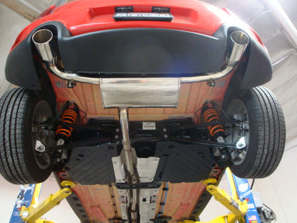 Megan Racing Axle-Back Exhaust System (Burnt Rolled Tips) for 2011–2016 Mini Countryman R60