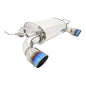Megan Racing RS Series Stainless Steel Axle-Back Exhaust System 4" Burnt Tip For 09-19 Nissan 350Z