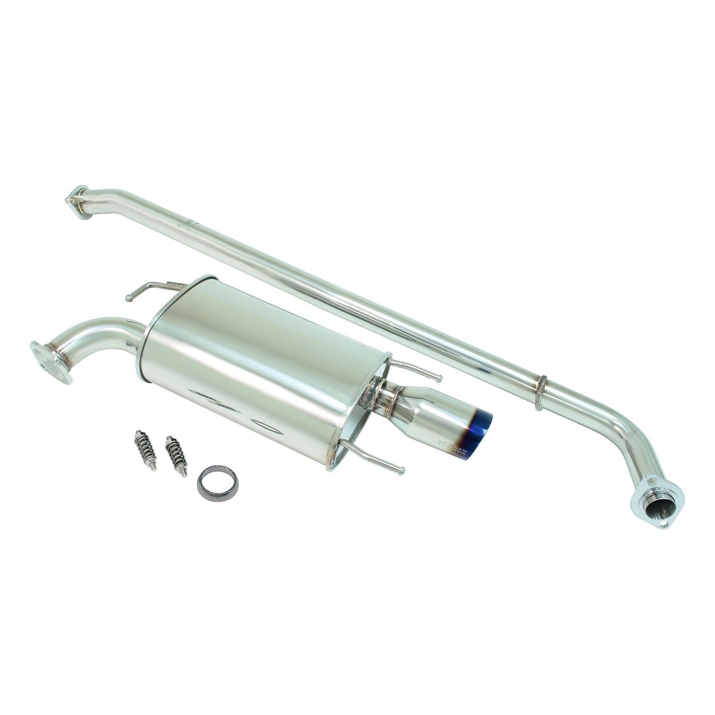 Megan Racing OE-RS Axle-Back Exhaust System (Burnt Rolled Tip) for 2012–2014 Toyota Camry 2.5L 4CYL (Non-SE)
