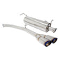 Megan Racing RS Axle-Back Exhaust System Burnt Dual Roll Oval Tip For 11-20 Sienna SE XL30