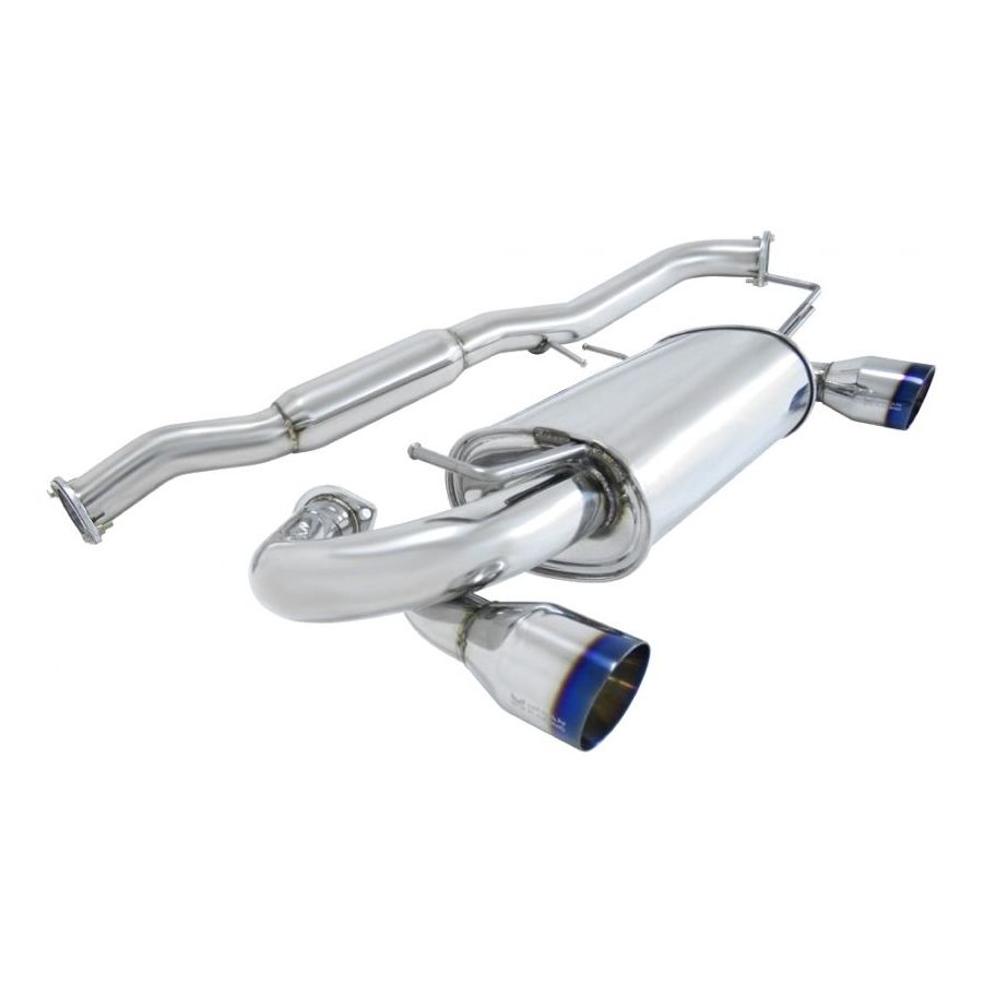 Megan Racing RS Series Cat-Back  Exhaust System [Dual Exit Burnt Rolled Tips] For 03-09 Nissan 350Z Z33