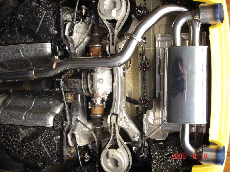 Megan Racing RS Series Cat-Back  Exhaust System [Dual Exit Burnt Rolled Tips] For 03-09 Nissan 350Z Z33
