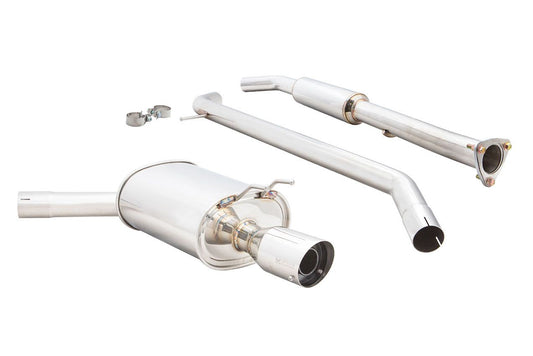Megan Racing for Honda Accord 13-17 (4CYL Coupe Only) - Stainless Rolled Tips - OE-RS - MR-CBS-HA13L42DOE-SRT