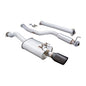 Megan Racing RS Stainless Cat-Back Exhaust System Black Chrome Tip For 12-15 Honda Civic Si Sedan