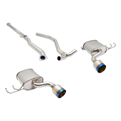 Megan Racing Cat-Back Exhaust System with Burnt-Rolled Tip for 2016+ Honda Civic 1.5T Hatchback Sport (Sport Trim Only)