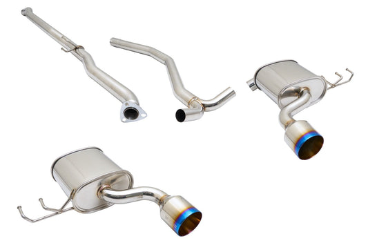 Megan Racing for 2016+ Honda Civic 1.5 Turbo 5-Door Hatchback (Sport Trim Only) Cat-Back Exhaust System Burnt-Roll Tip - MR-CBS-HC16T-VO