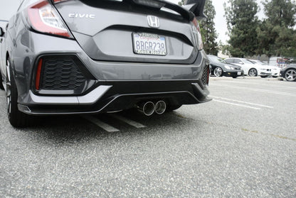 Megan Racing Cat-Back Exhaust System with Burnt-Rolled Tip for 2016+ Honda Civic 1.5T Hatchback Sport (Sport Trim Only)