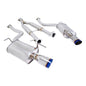 Megan Racing EO-RS Cat-Back Exhaust System with Burnt Rolled Tips for 2008–2013 Infiniti G37 Sedan