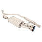 Megan Racing RS Stainless Cat-Back Exhaust System Blue Ti-Tips For 10-13 Kia Forte Koup