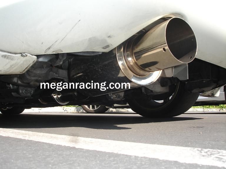 Megan Racing Drift Spec Cat-Back Exhaust System [Single Exit Stainless Tip] For 03-09 Nissan 350Z Z33