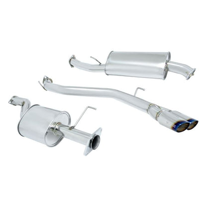 Megan Racing Type 2 Cat-Back Exhaust System with Burnt Rolled Tips for 2011+ Nissan Quest