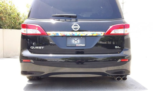 Megan Racing for Nissan Quest 2011+ - Burnt Rolled Tips - Type 2 - MR-CBS-NQ12-VO