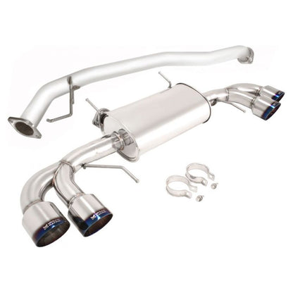 Megan Racing OE-RS Cat-Back Exhaust System with Burnt Rolled Tips for 2009+ Nissan GT-R R35