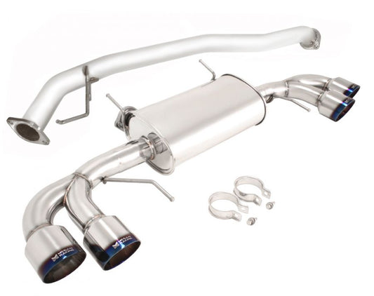 Megan Racing for 2009+ Nissan R35 - Burnt Rolled Tips - OE-RS - MR-CBS-NR35T-VO-R+M