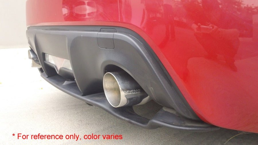 Megan Racing RS Chrome Black CBS Exhaust System 4.0" Rolled Tips For 13-20 Scion FR-S/Subau BRZ/Toyota 86