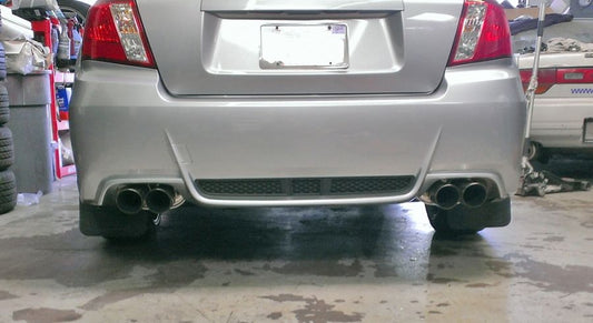 Megan Racing for 2011-2014 Subaru WRX Sedan - Stainless Rolled Tips - OE-RS - MR-CBS-SI114D-SRT-R + MR-CBS-SI114D-M