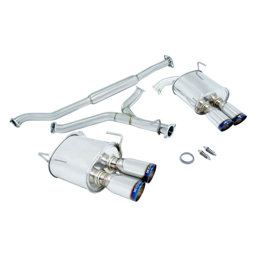 Megan Racing OE-RS Cat-Back Exhaust System with Burnt Rolled Tips for 2011–2014 Subaru WRX Sedan