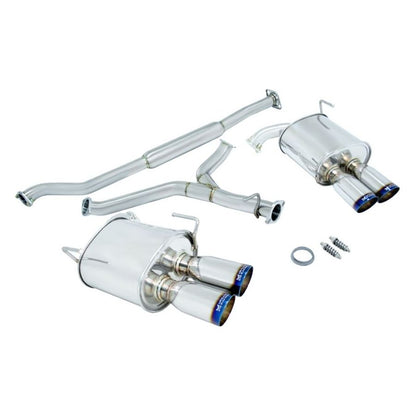Megan Racing OE-RS Cat-Back Exhaust System with Burnt Rolled Tips for 2011–2014 Subaru WRX Sedan