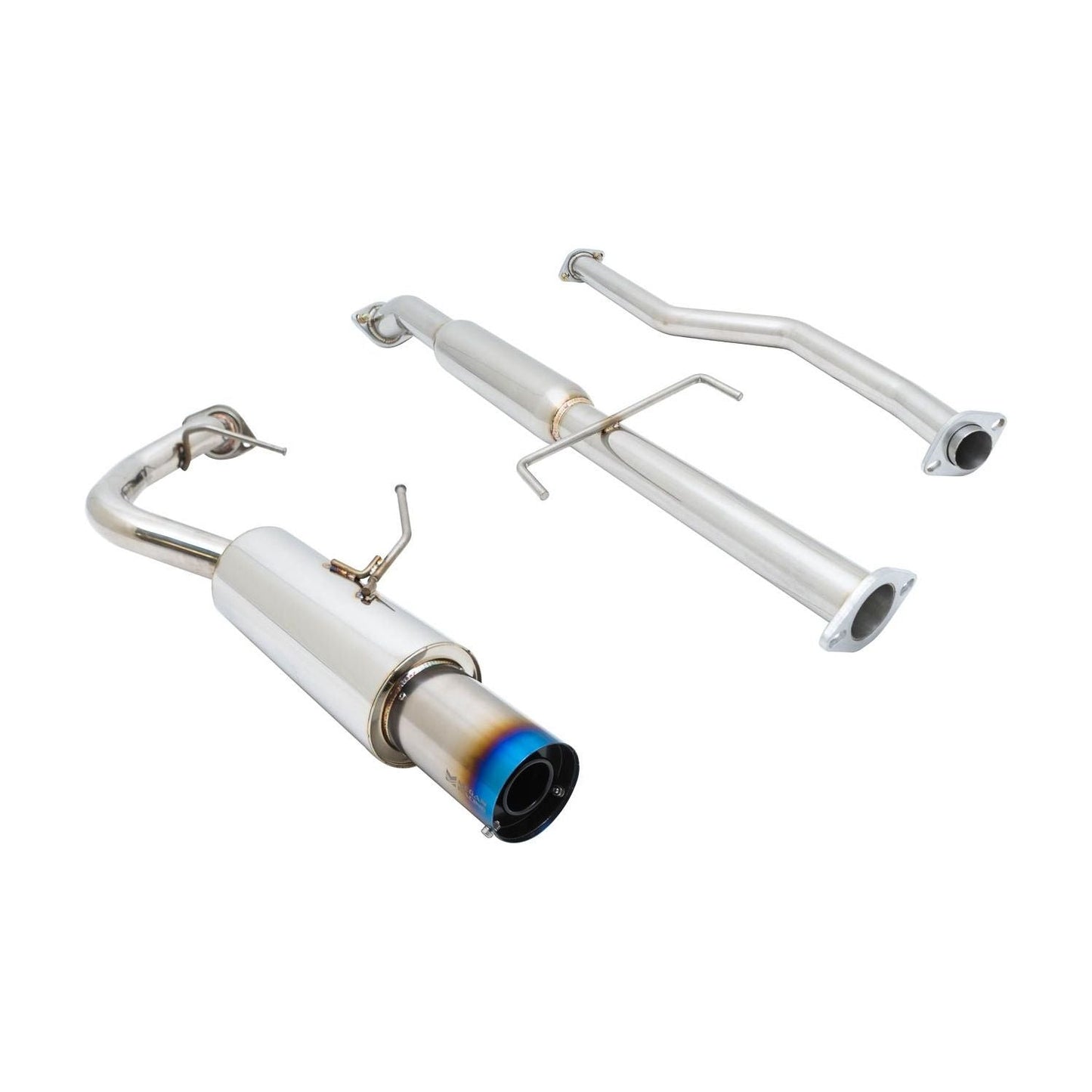 Megan Racing Drift Spec Cat-Back Exhaust System 4.0" Burnt Tips For 05-10 Scion tC 2.4L AT10