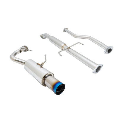 Megan Racing Drift Spec Cat-Back Exhaust System 4.0" Burnt Tips For 05-10 Scion tC 2.4L AT10