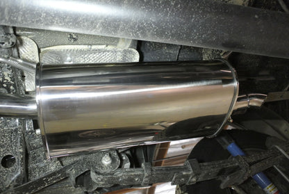 Megan Racing for Toyota Tacoma 2016+ Cat-Back Exhaust System (Single Stainless Tip) - MR-CBS-TTA16-R2