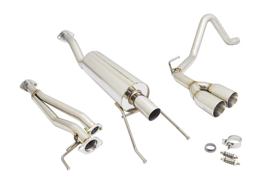 Megan Racing for Toyota Tacoma 2016+ Cat-Back Exhaust System (Twin Stainless Tip) - MR-CBS-TTA16-R3