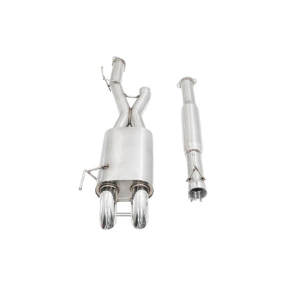 Megan Racing CBS-Series Catback Exhaust System Dual Turn-Down Tips For 14-21 Toyota Tundra CrewMax 5.7L V8 (XK50)