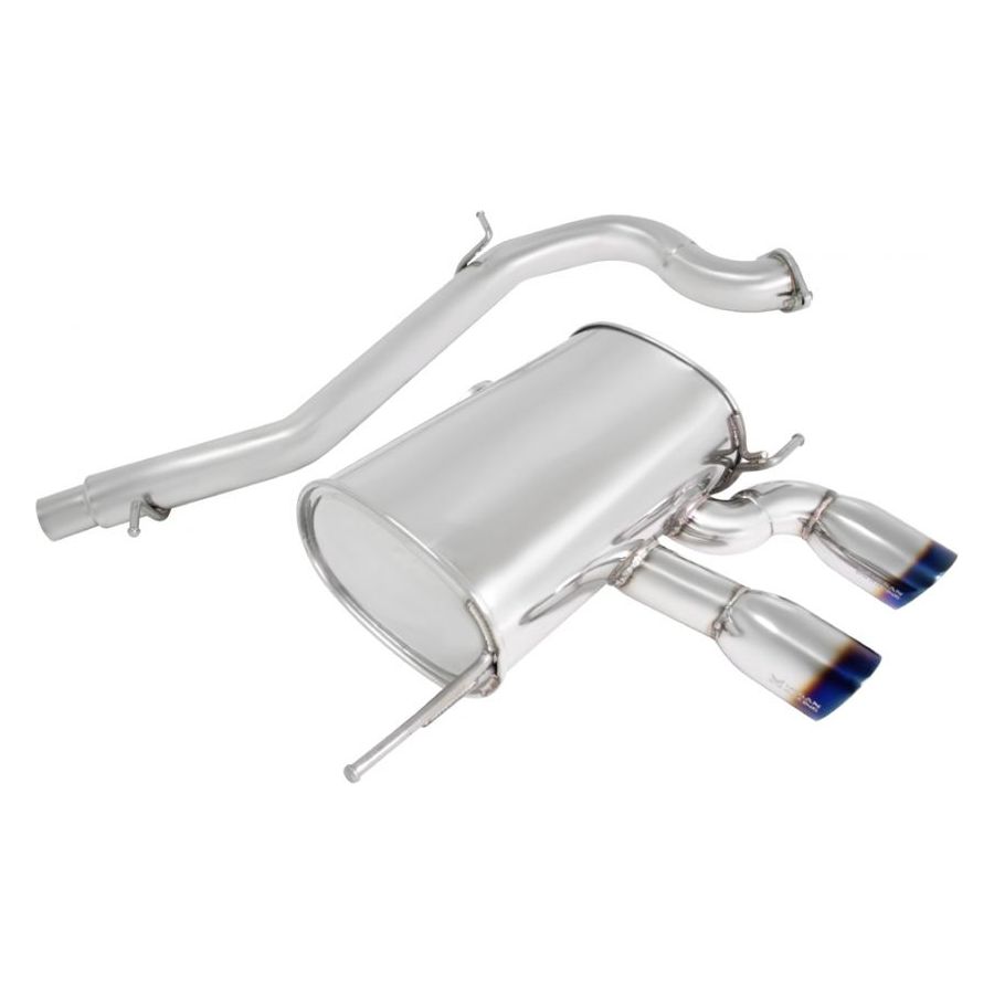 Megan Racing Turbo Type Series Cat-Back Exhaust System 3" Pipe w/Dual Rolled Tips For 12-13 Volkswagen Golf R MK6