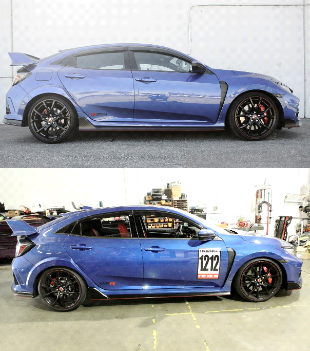 Megan Racing Street-Version Front/Rear Lowering Spring Kit For 17-21 Honda Civic Type-R (FK8)