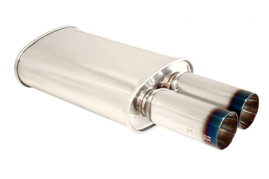 Megan Racing Universal Exhaust M-DT Burnt Tip Muffler - MR-MU-MDT-2
