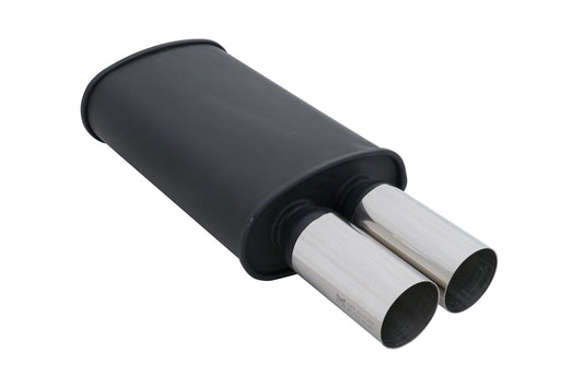 Megan Racing Universal Exhaust M-DT Muffler Black - MR-MU-MDT-B