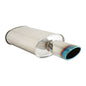 Megan Racing Universal Exhaust O-ST Muffler (Single Oval Burnt Tip)