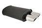 Megan Racing Universal Exhaust O-VA Muffler Black (Dual Oval Tips) - MR-MU-OVA-B