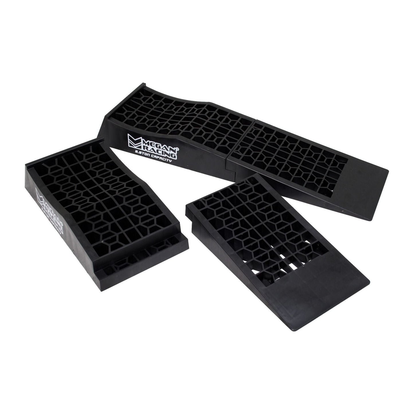 Megan Racing 2PCS Universal Low Profile Drive-On Detachable Auto Service Ramp
