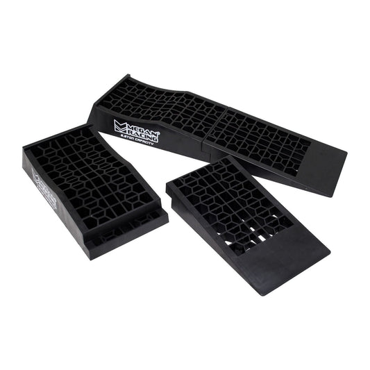 Megan Racing 2PCS Universal Low Profile Drive-On Detachable Auto Service Ramp