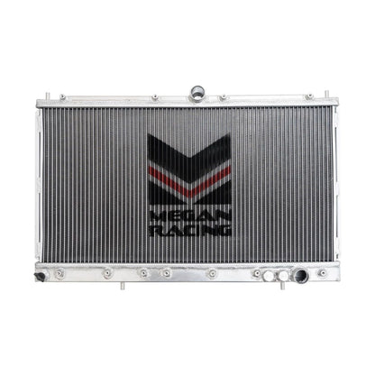 Megan Racing T-6061 Aluminum Single Core 2-Row Radiator For 1991-1999 Mitsubishi 3000GT VR4 MT