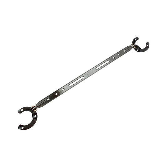 Megan Racing Front Upper Strut Tower Bar for Honda Civic 01-05 (Excludes EX) - Gunmetal - MR-SB-HC01FU-G