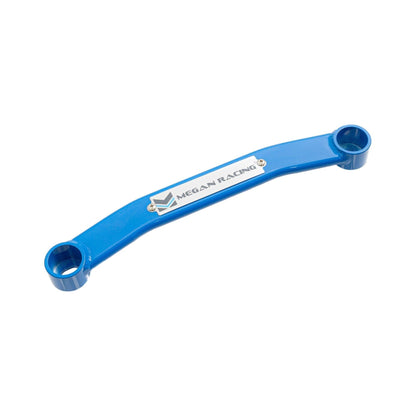 Megan Race Spec Blue Rear Lower Strut Bar Brace For 17-20 Hyundai Elantra Sport w/Multi-Link (AD 6th Gen)