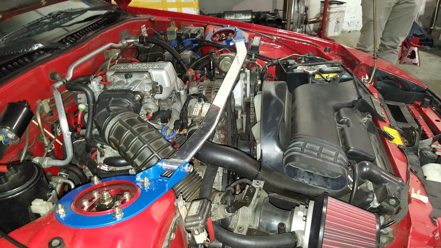 Megan Racing Polish Race Spec Front Upper Strut Tower Brace Bar For Mazda 86-92 RX-7 FC