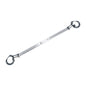 Megan Racing Rear Upper Polish Race Tower Brace Strut Bar For 02-07 WRX/WRX STI GD GG