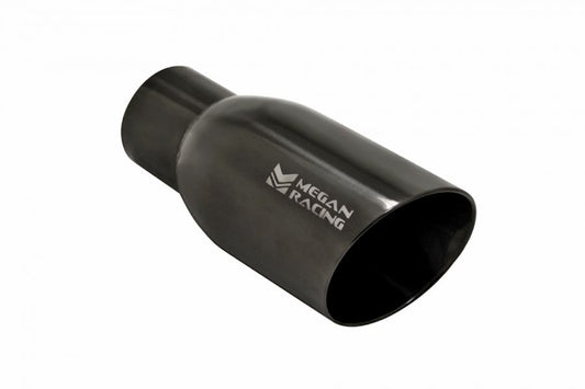 Megan Racing Universal Exhaust Black Chrome 2.5