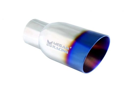 Megan Racing Universal Burnt Roll 3.5-Inch Tip (2.5-Inch Piping)