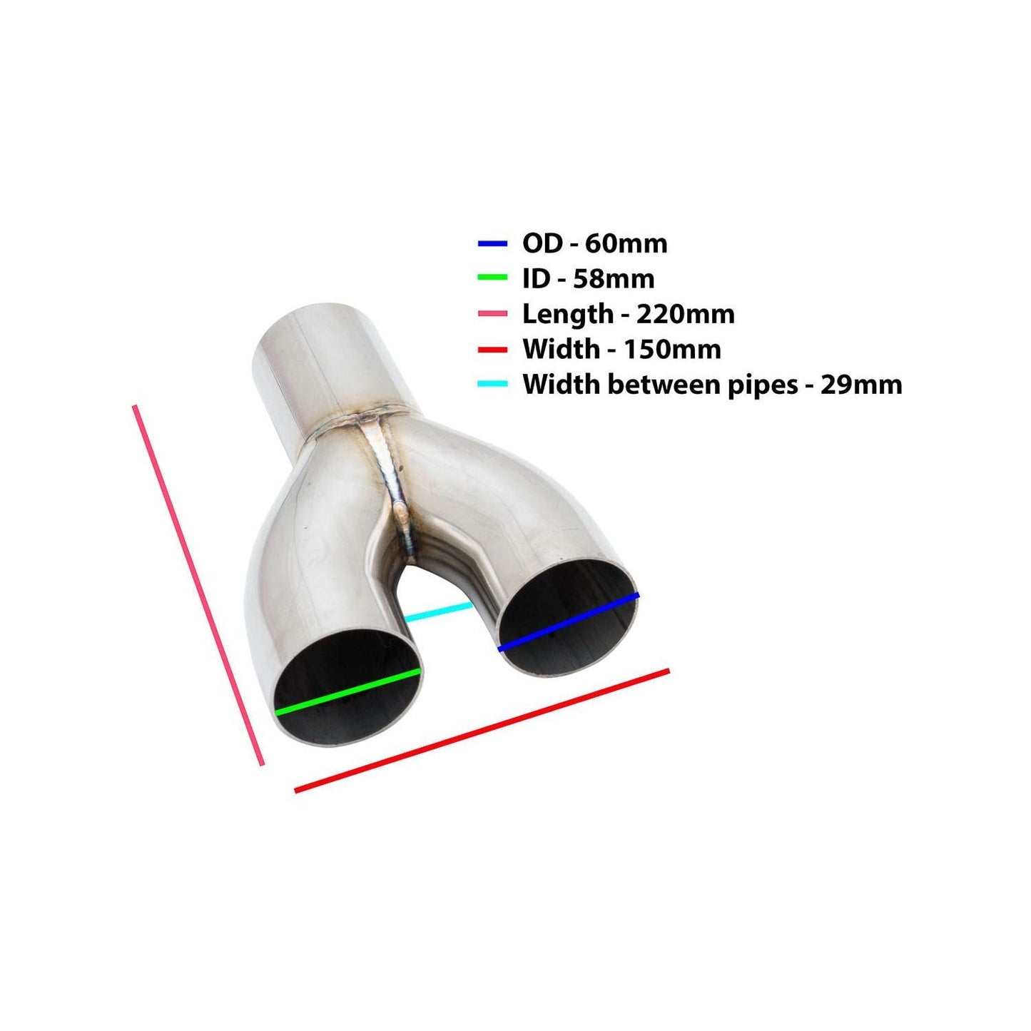 Megan Racing Y Tube 60mm