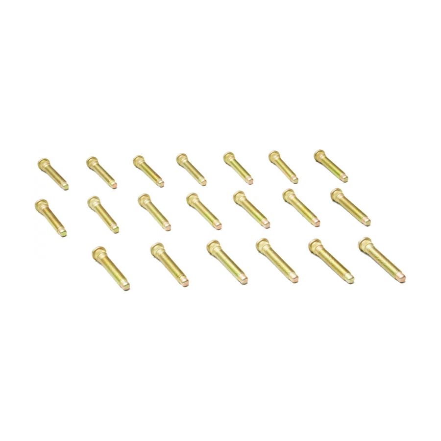 Megan Racing 20PCs Gold Extended Wheel Studs M12x1.5 52mm Thread K14.5 For 03-08 Lancer Evolution 8/9