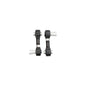 Megan Racing Black Rear Adjustable Sway Bar End Link (Pillow Ball) For 23+ Toyota GR Corolla (GZEA14)