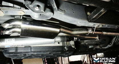 Megan Racing CBS-Series Catback Exhaust System Dual Turn-Down Tips For 14-21 Toyota Tundra CrewMax 5.7L V8 (XK50)