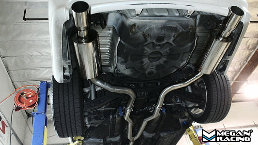 Megan Racing OE-RS Series Cat-Back Exhaust System Dual Round Tip For 98-05 Lexus GS-Series S160
