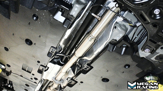 Megan Racing Stainless Steel Mid-Pipe (Bolt-On Style) for 23+ Toyota GR Corolla GZEA14 - LWT-MIDPIPE-TGRC23
